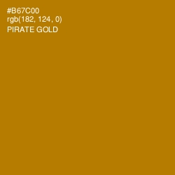 #B67C00 - Pirate Gold Color Image